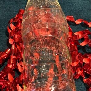 Decorate with a Vintage Dr Pepper Clear Glass Bottle